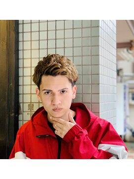 ヘアーラウンジ エゴ(Hair Lounge EGO) アップバング爽やかメンズショート武蔵新城美容室EGO松波光男