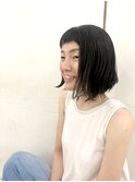 ショートバングでおしゃれボブ♪