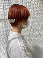 エル(EL by green)&nbsp;（Kotaro)マリーゴールドオレンジ×束感ショート