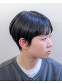 マッシュショート#黒髪#耳掛けショート#くびれショート#ボブ
