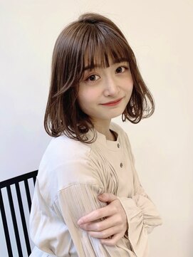 ユーフォリア 銀座(Euphoria) 大人かわいい☆ゆるボブ+シースルーフルバング担当中間