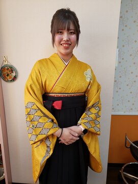 美容室イーナ(e na) 謝恩会☆袴スタイル