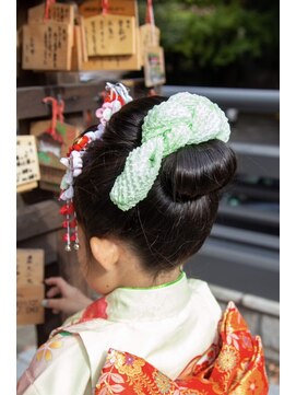 ポーコアポーコ(POCO A POCO) 七五三　日本髪アレンジ