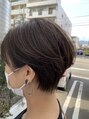 スリーヌーン(THREE noon)&nbsp;品のあるショートボブもおまかせ。丸みと締まりが決め手です。