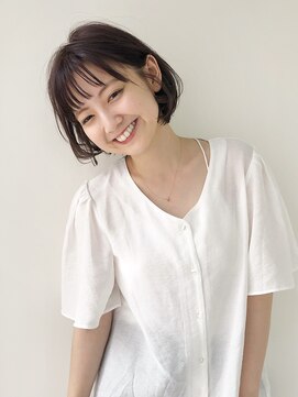 シスタ(SISTA) 【SiSTA】田中大人ガーリー前下がりショートチャコールグレー