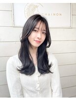 アミュレ(Amule)&nbsp;大人気韓国風シースルーバング外ハネ顔まわりレイヤー梅ヶ丘