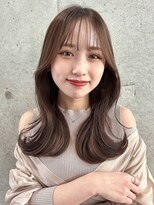 ザシー おおたかの森(The C)&nbsp;まろやかベージュ　くびれヘア　シースルー前髪