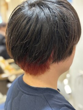 ランプ(Lamp) メンズインナーカラー　レッド