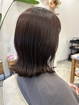 アン(an)&nbsp;外ハネレイヤー×ピンクブラウン