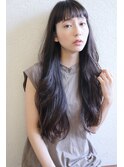 ぱっつんロング/黒髪ロング/２０代30代40代50代60代