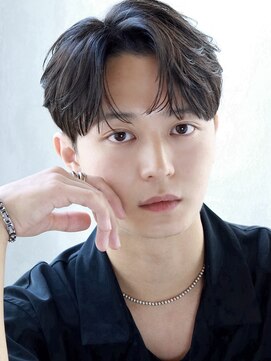 オーシャントーキョー サニー 原宿(OCEAN TOKYO Sunny) 韓国ヘアコンマバング韓国マッシュセンターパートパーマ毛流れ