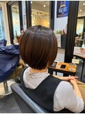 20代30代40代50代◎丸みショート/ベージュ