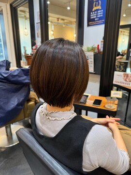 アバーブ ギンザ(Above Ginza) 20代30代40代50代◎丸みショート/ベージュ