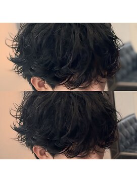 バース バイ ハピネス(BIRTH by happiness) ツイストスパイラルパーマツイストパーマメンズマッシュパーマ