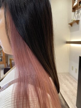 アフティ(afumty) ピンクベージュ