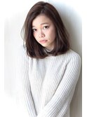 【前髪なし】鎖骨くらいの長めボブレイヤー/ロミー本厚木