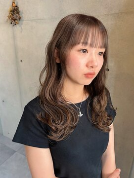 ブルーメ(Blume...) ミルクティーベージュ/波巻き/モテ髪レイヤー