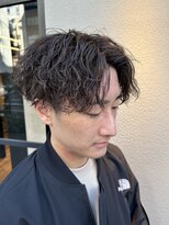 メンズココ 清澄白河店(MENS COCO)&nbsp;メンズ刈り上げマッシュ波巻きパーマセンターパート