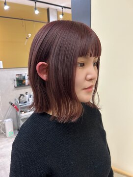 ハブ(hub) 【天神今泉】ピンクブラウン