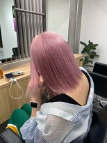 ペレ 渋谷(PELE)&nbsp;イメチェン/ホワイトブロンド/外ハネボブ/美髪/渋谷