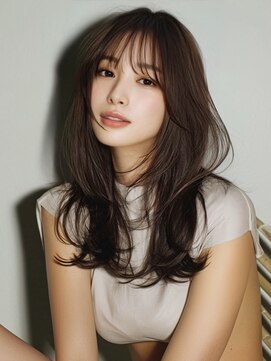 アルトリスト(Altruist Aging×HAIR&SPA) ★ダークアッシュ大人ガーリーボブ着物ミディアムレイヤーカット