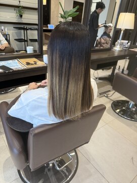 アース コアフュールボーテ 掛川店(EARTH coiffure beaute) ブリーチ毛でもここまで綺麗に!