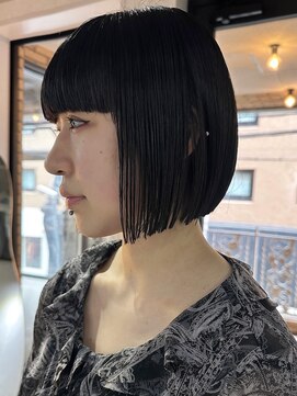 シェノン 心斎橋(CHAINON) ボブ/ミニボブ/切りっぱなしボブ/ワンレン/前下がり/前髪