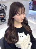髪質改善/ハイライト/ブリーチ/ベージュ/レイヤーカット/韓国