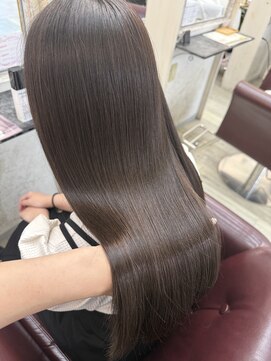 ベルバイグレイス(BELLE by grace) 【流行りの寒色系ブラウン＋髪質改善トリートメント】