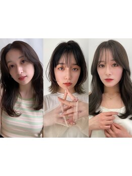 顔周りに、1mm単位のこだわりレイヤーカットで印象が変わる*湘南・辻堂Leiaの似合わせカットで横顔美人に♪