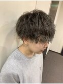 【BOTANIUM】メンズパーマ×シルバーカラー
