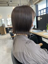サボ 草薙店(SABO)&nbsp;切りっぱなしボブ×モカブラウン