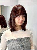 ふんわりレイヤー暖色カラー