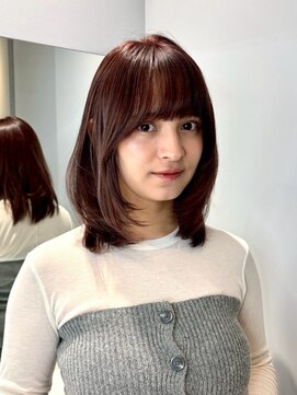 ヒュー 広島(HEW) ふんわりレイヤー暖色カラー