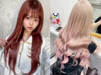 ディーシー 新宿店(D.C)の写真/カラー&エクステ同時施術OK【カラー￥4990】【Wカラー￥9990】【カラー＋エクステ40本￥10980】