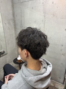 大人ショートパーマ