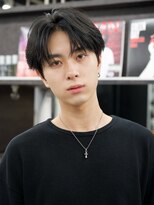 アンサー 渋谷(ANSWER)&nbsp;メンズシースルーセンターパートフェザーパーマ髪質改善縮毛矯正