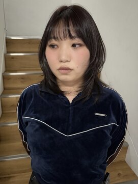 【 YOKE 】ウルフレイヤーハッシュカットラベンダー