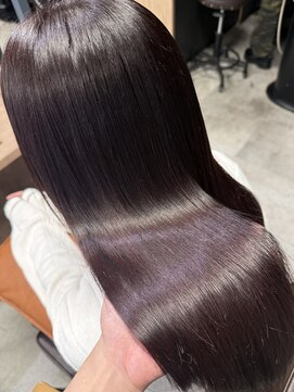 リンクミリ(Link mili) 【バーガンディカラー】韓国ヘア/髪質改善/レイヤーカット