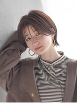 バイエイト(X８)&nbsp;小顔ショートウルフ×レイヤーショート×ダークアッシュ