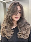 髪質改善／レイヤーカット/艶髪スタイル/バレイヤージュ