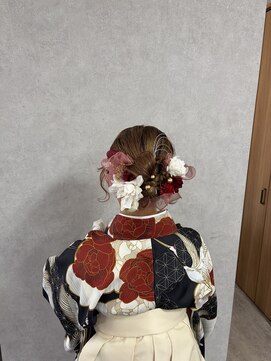 ディルガ リンク(Dilga LINK) リボンヘアセット 成人式 結婚式