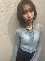 ヌークバイラヴェスト 四日市(neuk by lovest)&nbsp;【neuk服部】ミディアムボブシースルー前髪/髪質改善