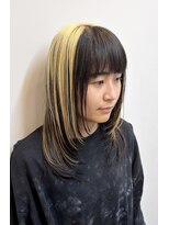 エムタニグチイプセ(M.TANIGUCHI ipse)&nbsp;抜きっぱなしブロンド×アンブレラカラー×フェイスレイヤー