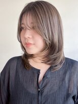 マッシュ チャヤマチ(MASHU chayamachi)&nbsp;柔らか透明感/ブリーチなし/オリーブブラウン/大阪梅田