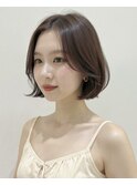 韓国ボブ［#渋谷駅 #韓国 #髪質改善 #ボブ #レイヤー］