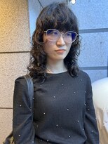 ダブ アオヤマ(DaB AOYAMA) 縮毛矯正履歴から可能ケアパーマミディアムレイヤーウルフパーマ