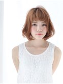 大人可愛いナチュラルボブ