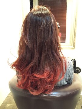 ロアナ 六本木(LOANA ROPPONGI) リアルサロンワークのオレンジ系グラデーションカラー☆