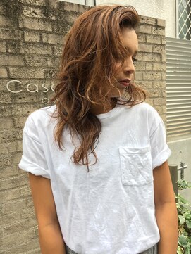 リマ(RIMA) 【RIMA】 外国人風☆クセ毛風なラフカール×ルーズパーマ